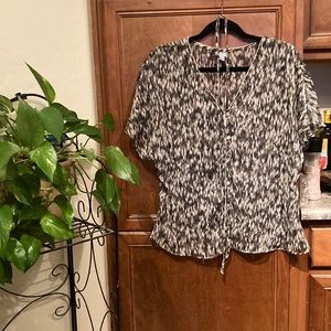 Converse top with belt size X Small